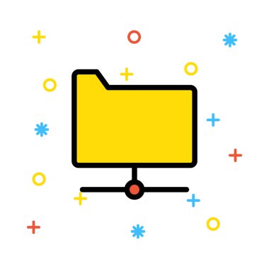 Ekran simge vektör çizim 