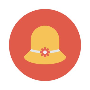 Şapka simgesi vektör illüstrasyonu 