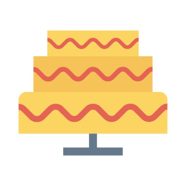 kek ikonu vektör illüstrasyonu 