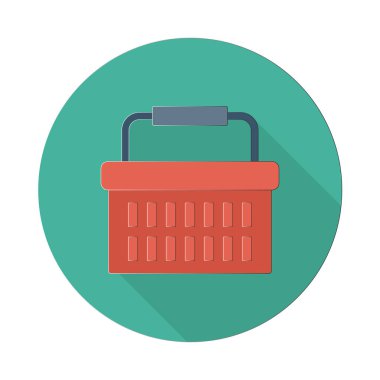 Sepet Simgesi vektör illüstrasyonu 