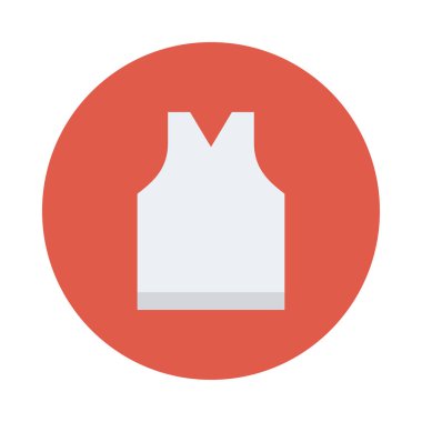 t-shirt simgesi vektör illüstrasyonu 