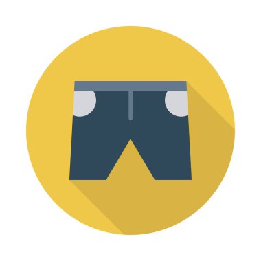 Beyaz arka plan üzerinde izole moda düz simgesi 