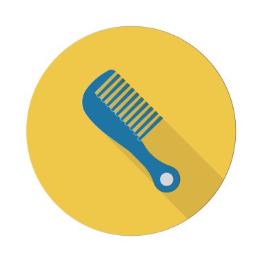 saç fırçası ikon vektör illüstrasyonu 