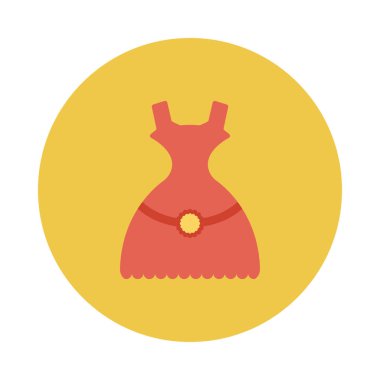 elbise simgesi vektör illüstrasyonu 