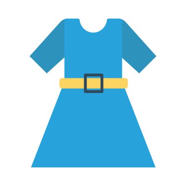 elbise simgesi vektör illüstrasyonu 