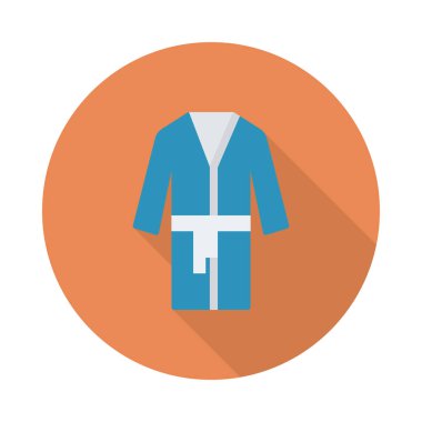 bornoz simge vektör çizim 