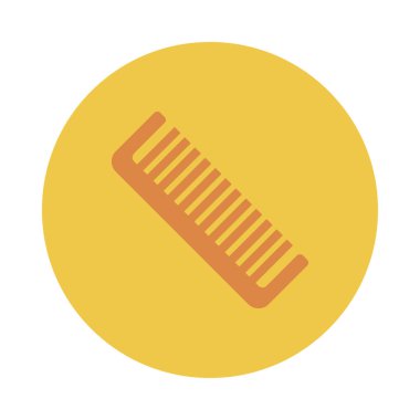 saç fırçası simge vektör çizim 