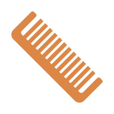 saç fırçası simge vektör çizim 