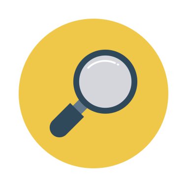 Büyütme cam vektör illüstrasyonu 