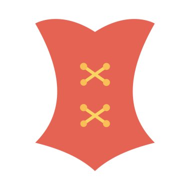 korse simge vektör çizim 