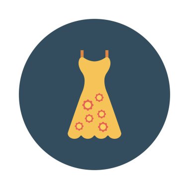 elbise simgesi vektör illüstrasyonu 