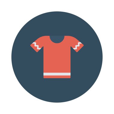t-shirt simgesi vektör illüstrasyonu 