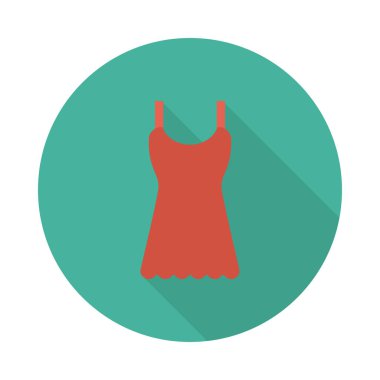 elbise simgesi vektör illüstrasyonu 