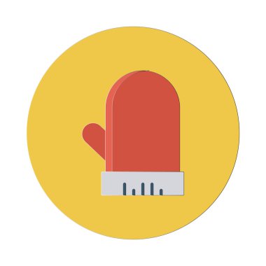 mitten simge vektör çizim 