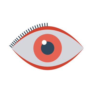 Beyaz arka plan üzerinde izole moda renk web simgesi 