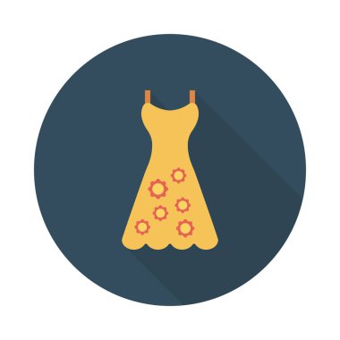 elbise simgesi vektör illüstrasyonu 