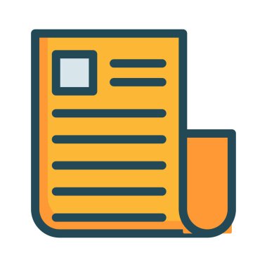 Beyaz arka plan üzerinde izole renkli düz simgesi 