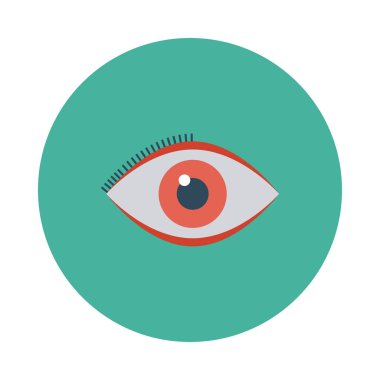 Beyaz arka plan üzerinde izole moda renk web simgesi 