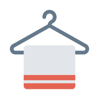 havlu ikonu vektör illüstrasyonu 