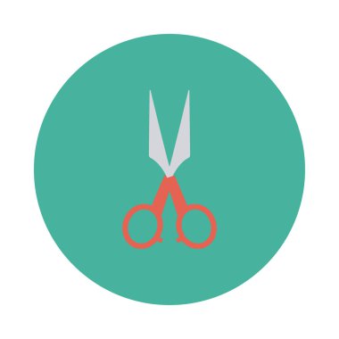 makas simgesi vektör illüstrasyonu 