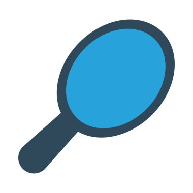 Ayna simgesi vektör illüstrasyonu 