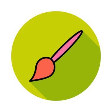 boya fırçası vektör çizim 