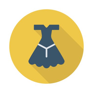 elbise simgesi vektör illüstrasyonu 