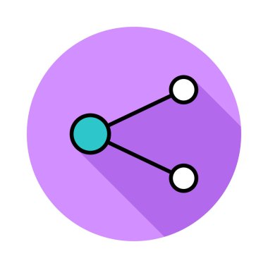 bağlantı simgesi vektör illüstrasyonu 