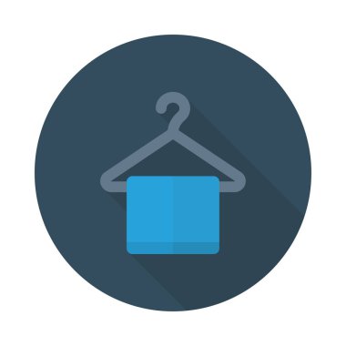 havlu ikonu vektör illüstrasyonu 