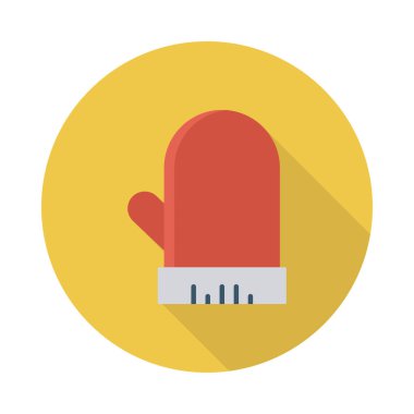 mitten simge vektör çizim 