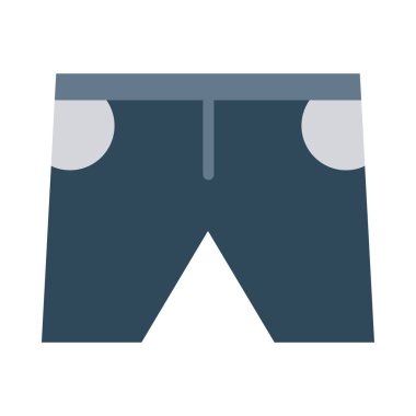 Beyaz arka plan üzerinde izole moda düz simgesi 