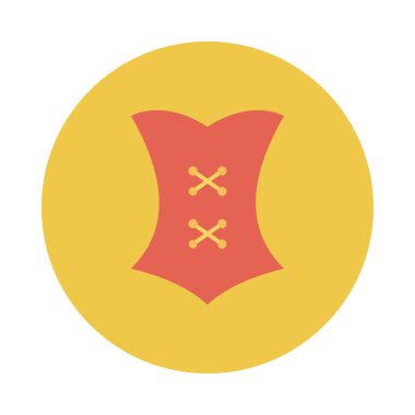 korse simge vektör çizim 