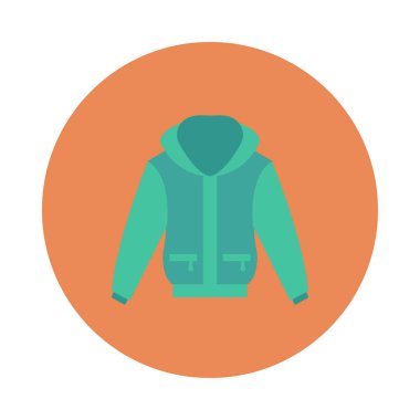 Beyaz arka plan üzerinde izole moda düz simgesi 