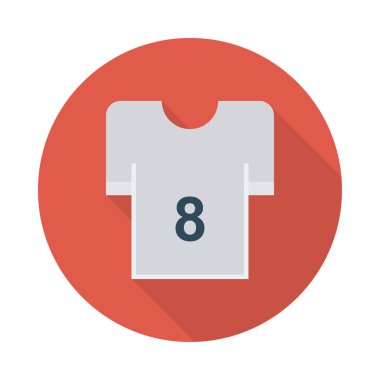 t-shirt simgesi vektör illüstrasyonu 