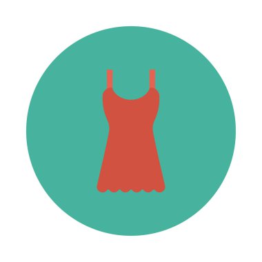 elbise simgesi vektör illüstrasyonu 