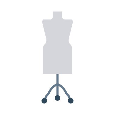 Beyaz arka plan üzerinde izole moda düz simgesi 