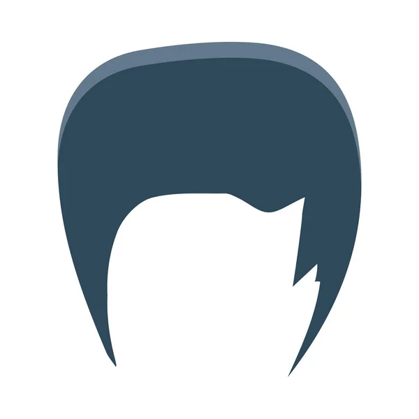 Wig Icon Vector Illustration — Stock Vector