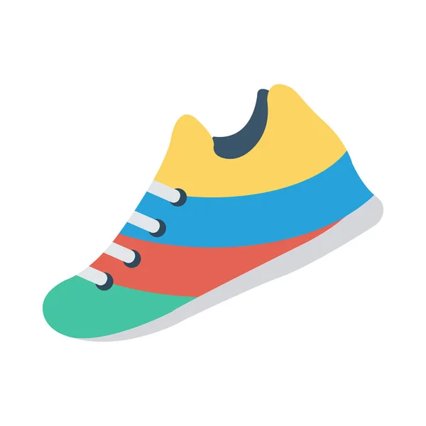 Sport Shoe Ikonen Vektor Illustration — Stock vektor