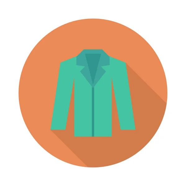 Chaqueta Icono Vector Ilustración — Archivo Imágenes Vectoriales