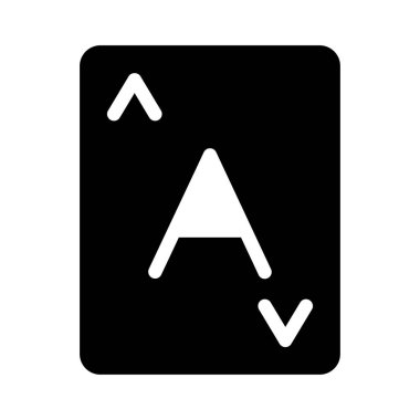 Ace kart vektör çizim 