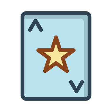 yıldız kartı vektör çizim 