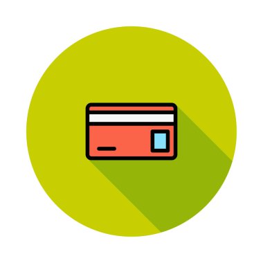 kart simge vektör çizim 