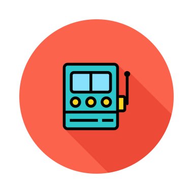 radyo simgesi vektör illüstrasyonu 