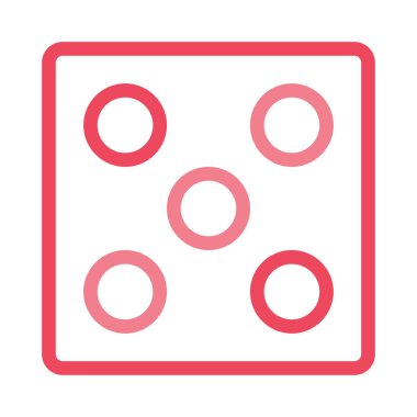 zar simgesi vektör illüstrasyonu 