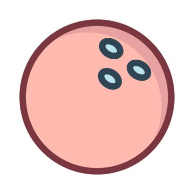 Bowling topu vektör çizim 