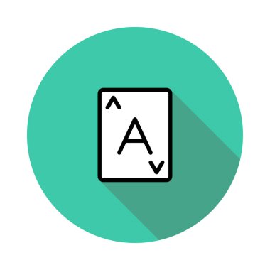 Ace kart vektör çizim 