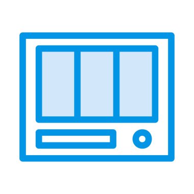 radyo simgesi vektör illüstrasyonu 