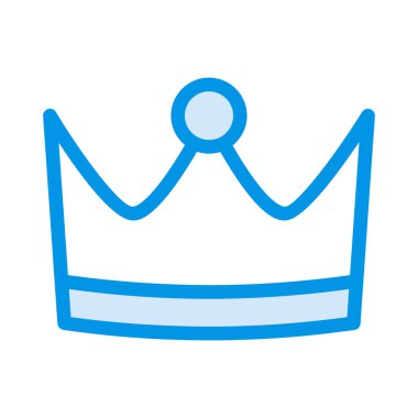 taç simgesi vektör illüstrasyonu 