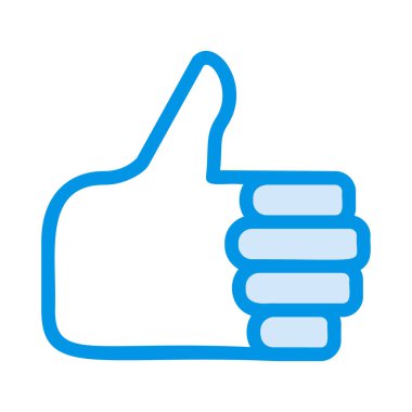 Simge vektör illüstrasyonunu parmakla 