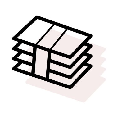 Beyaz arka plan üzerinde izole iş renk web simgesi 